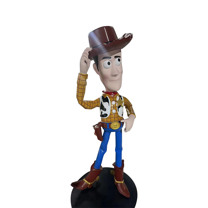 Toy Story Buzz Lightyear ja Woody PVC -patsas - lastenhuoneen sisustus, keräilijän lahja, sarjakuvahahmo